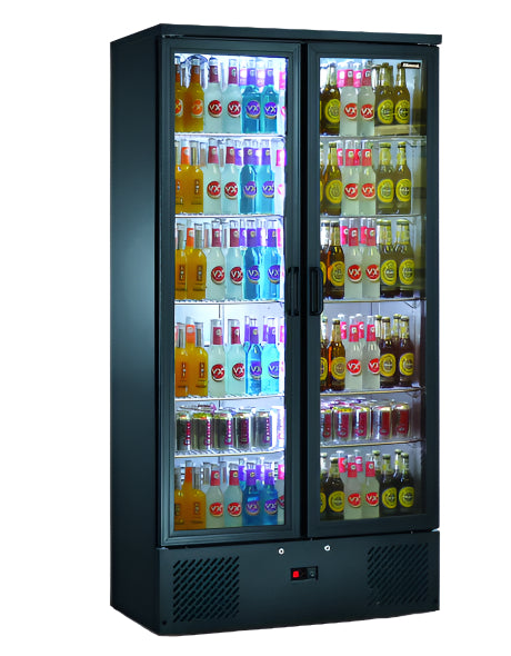 Black Upright Bottle Cooler