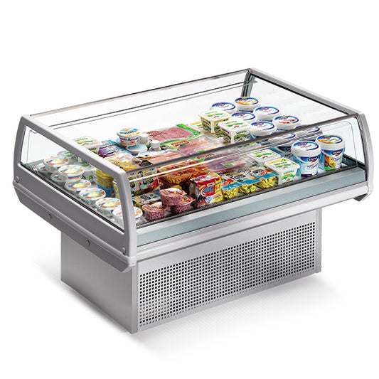 refrigerated self-service counter, ventilated