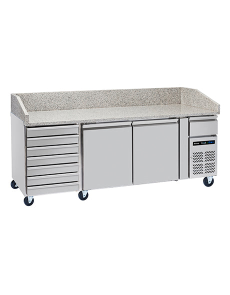 Pizza Counter with Neutral drawers - BPB2000-7N