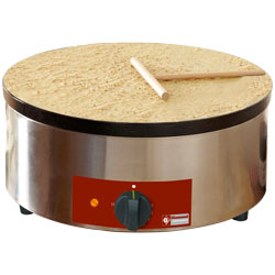 Electric crepe pan, high output, Ø 400 mm "enameled"