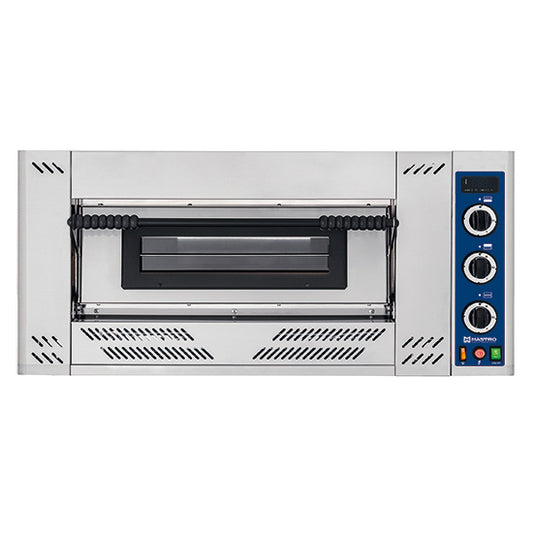 Gas pizza oven for 6 pizzas ø 30 cm