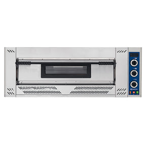 Gas pizza oven for 9 pizzas ø 30 cm, mechanical control