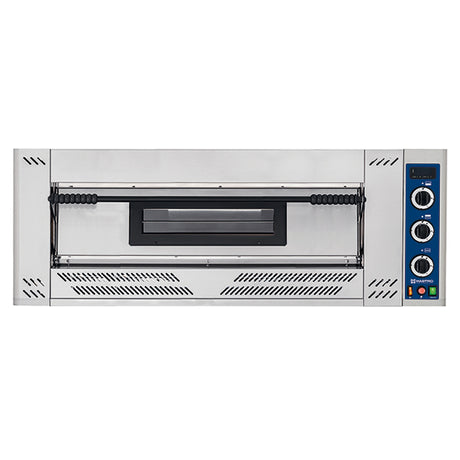 Gas pizza oven for 9 pizzas ø 30 cm, mechanical control