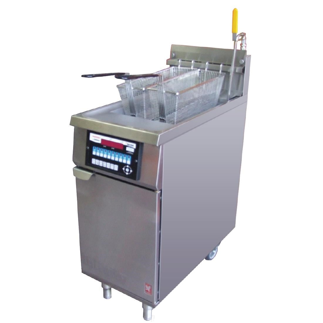 Freestanding Twin Pan Four Basket Electric Fryer 350 Series