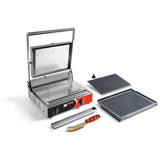 Sirman Cort Contact Grill with Removable Plate – Ribbed