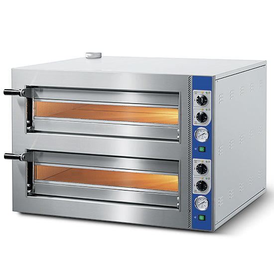Electric Pizza Oven 12" Capacity 4 + 4 
