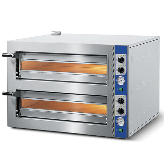 Electric Pizza Oven 12" Capacity 4 + 4 
