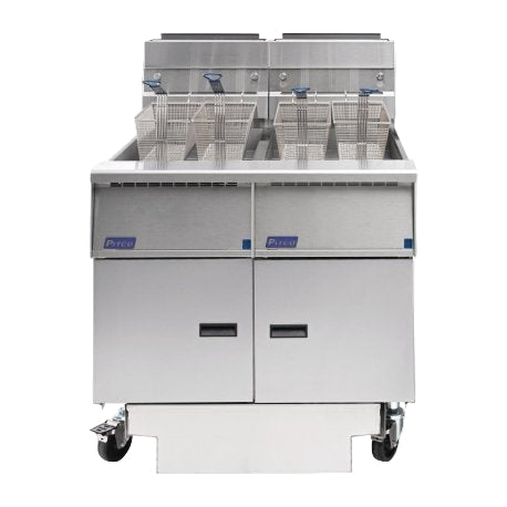 Pitco Twin Tank Fryer with Tube Filtration