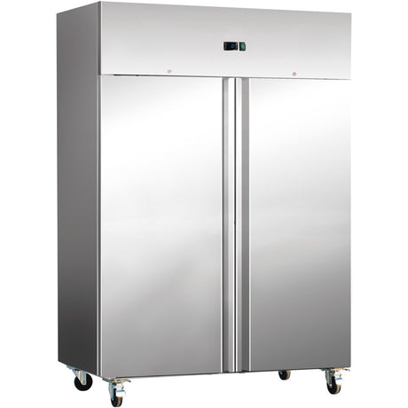 Commercial Freezer Upright cabinet Stainless steel Twin door 