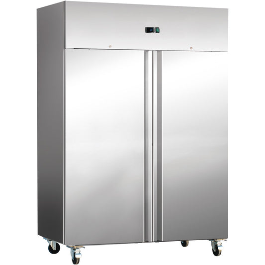 Commercial Freezer Upright cabinet Stainless steel Twin door 