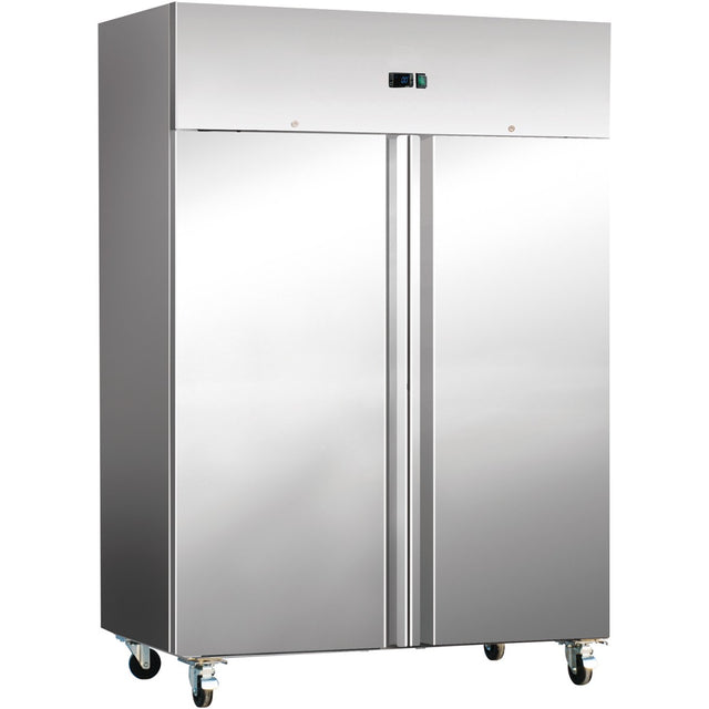 Commercial Freezer Upright cabinet Stainless steel Twin door 