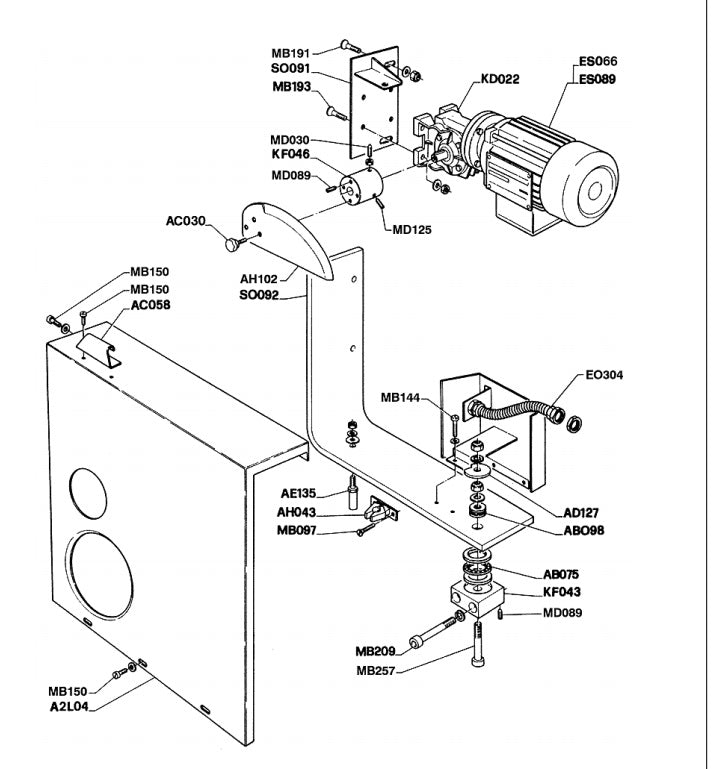 Dough Divider with 1 Cone, Capacity 30 kg, 1200 pcs/h