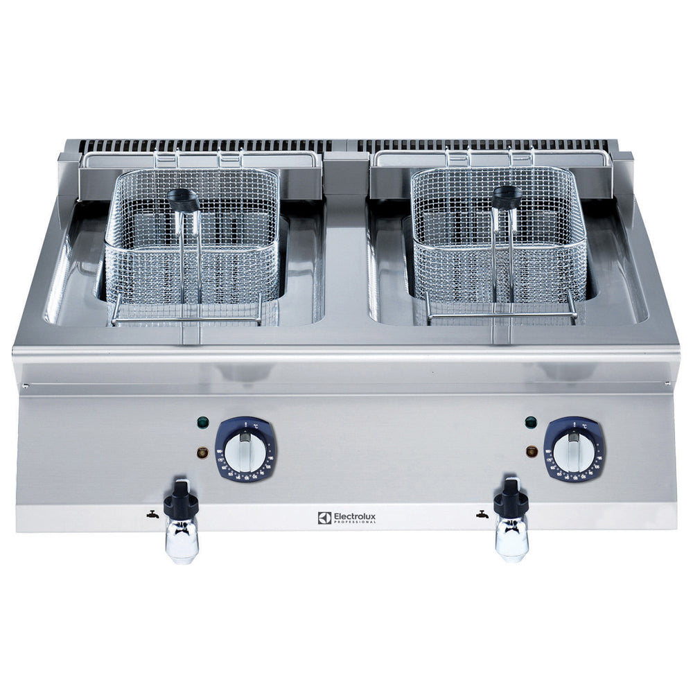 Electrolux (1 Year P&L) 371080 Commercial Fryers Electric Table Top, Double Pan, Double Basket