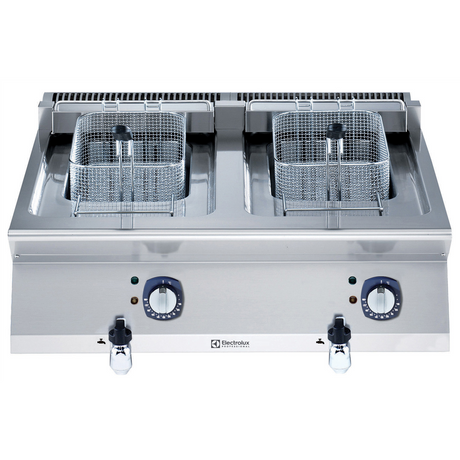 Electrolux (1 Year P&L) 371080 Commercial Fryers Electric Table Top, Double Pan, Double Basket