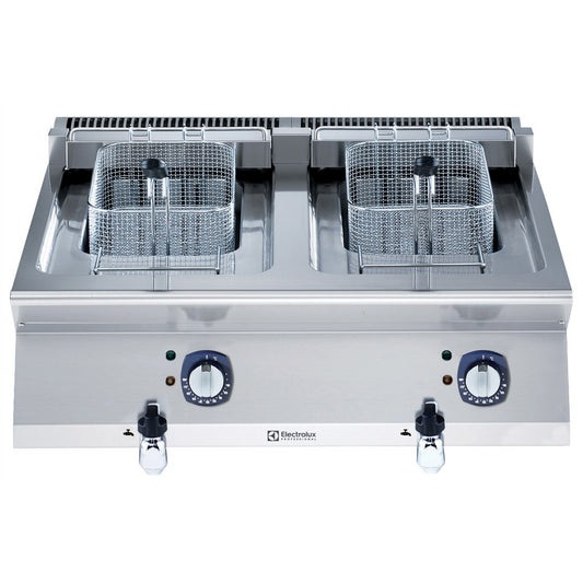 Electrolux (1 Year P&L) 371080 Commercial Fryers Electric Table Top, Double Pan, Double Basket