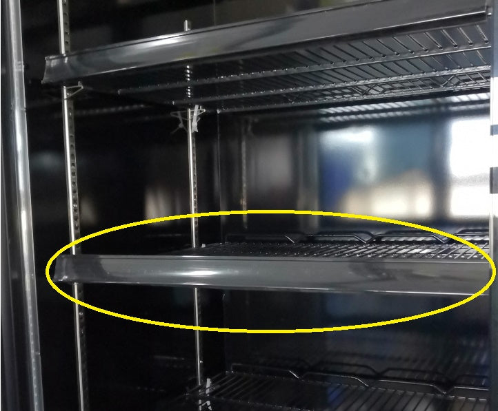 PRICECARD HOLDER MIDDLE SHELVES BLACK  7455.2235-2240-2250 / 7455.2415-2417-2435-2445