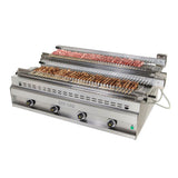 Gas Water Grill with Automatic Rotation
