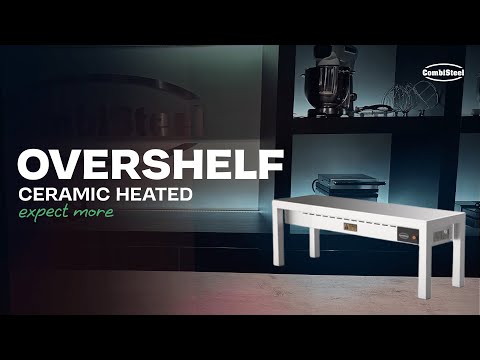 OVERSHELF CERAMIC HEATED 1 LEVEL 1000  3 HEATERS OF 250W