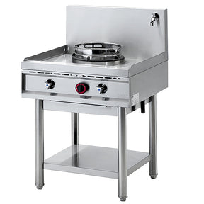 Gas Wok Hob With Shelf, 1 Burner