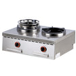 Gas Wok Hob, Tabletop, 2 Burners