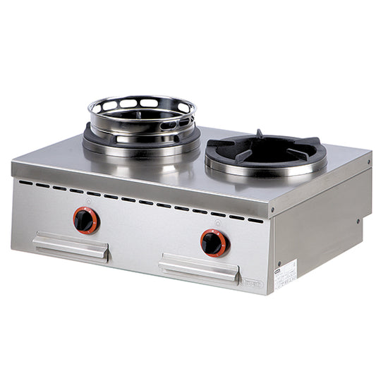 Gas Wok Hob, Tabletop, 2 Burners