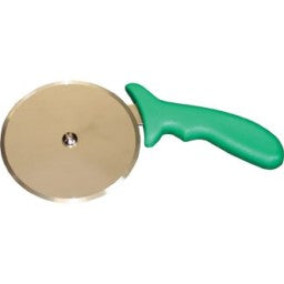 Pizza cutter, 5" wheel, green handle
