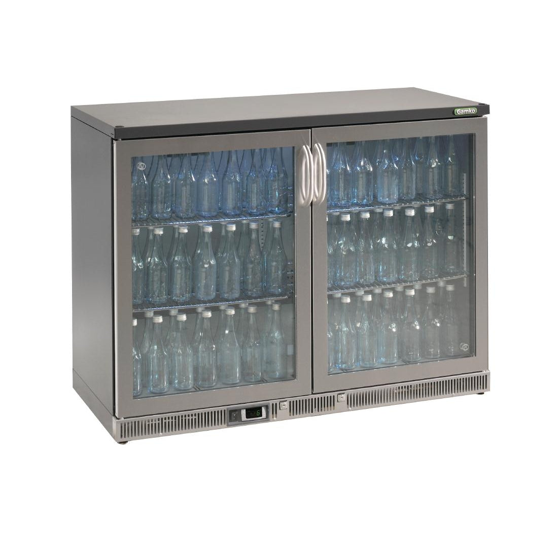 Bottle Cooler - Double Hinged Door 275 Ltr Stainless Steel