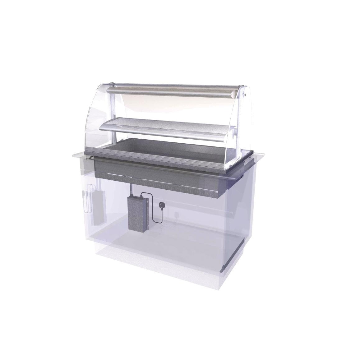 Drop In Heated Serve Over Counter