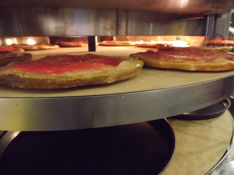 RP 1-Plate Capacity  8 pizzas - Potential for 80 pizzas (30 cm) per hour