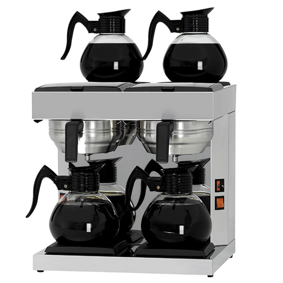 Coffee Brewer With 4 Decanters 1,8 litres, Manual