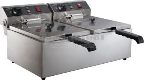 ELECTRIC COUNTER FRYER 2X6 L