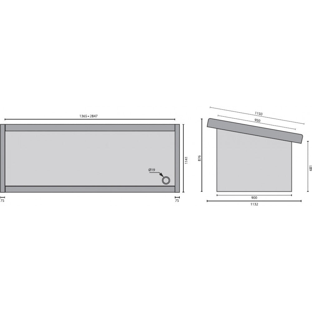 Fish Display Counter 2m