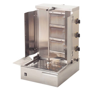 GR60G 600mm 3 Burner Gas Kebab Grill (LPG & Natural Gas)