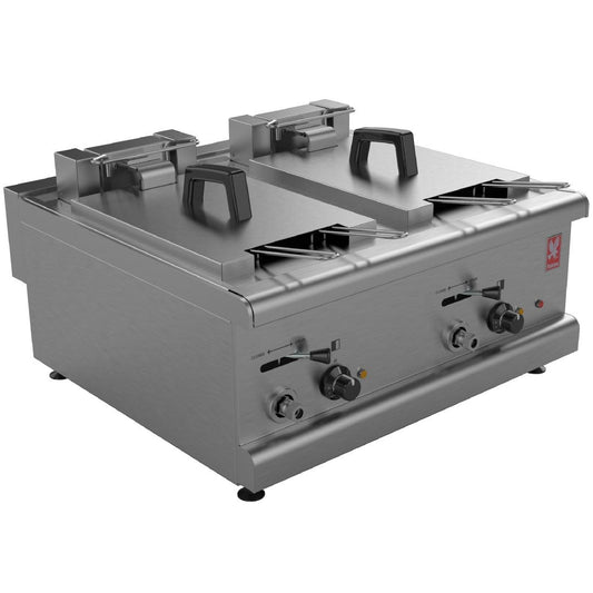 350 Series Twin Tank Countertop Fryer 