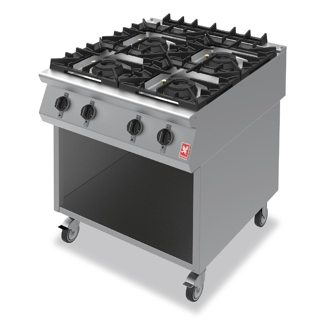 Four Burner Boiling Hob on Mobile Stand Gas