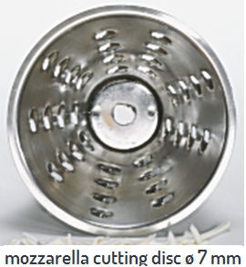 mozzarella cutting disc ø 7 mm