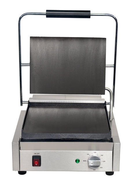 Mercury single countertop ribbed grill with digital timer MEP-M-SATRR