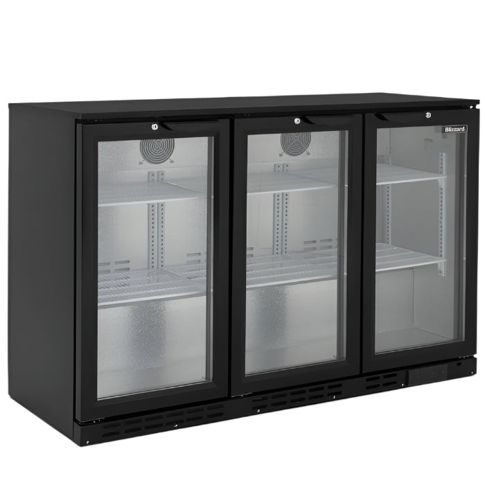 Triple Door Silver Bottle Cooler LOWBAR3