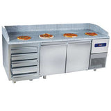 Pizzeria Refrigerated Work Station With Draws