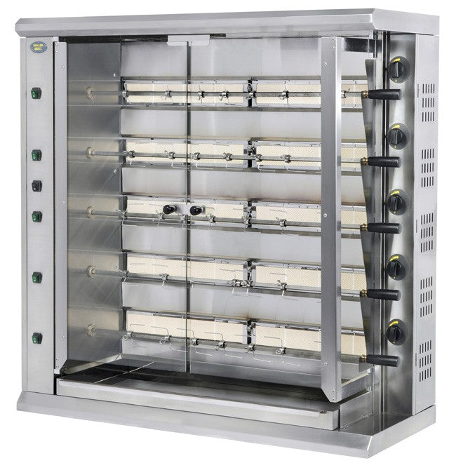 Gas Chicken Rotisserie 9-12 Birds - Model: RBG120