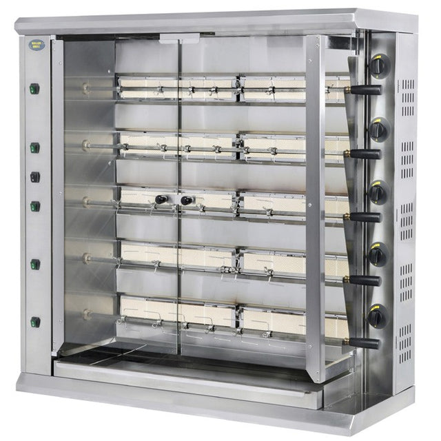 Gas Chicken Rotisserie 9-12 Birds - Model: RBG120