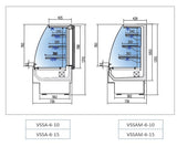 Self Service Open Fronted Refrigerated Display.