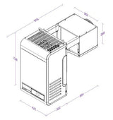Freezer Straddle Unit | Capacity 4.2 -7.5| 230V