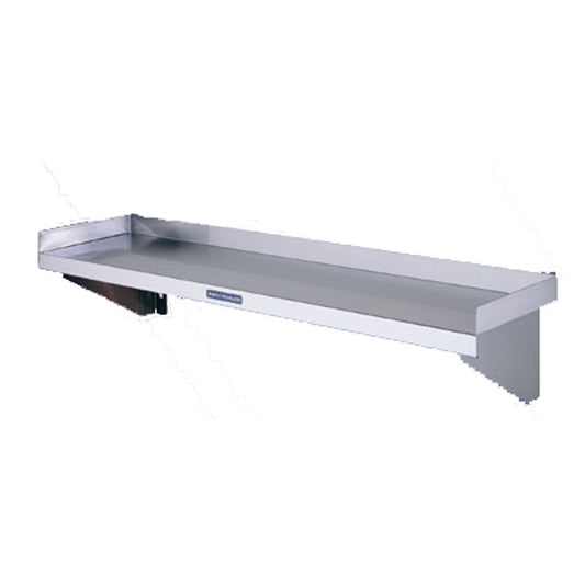 Stainless Steel Wall Shelves With Upstands 300mm Deep
