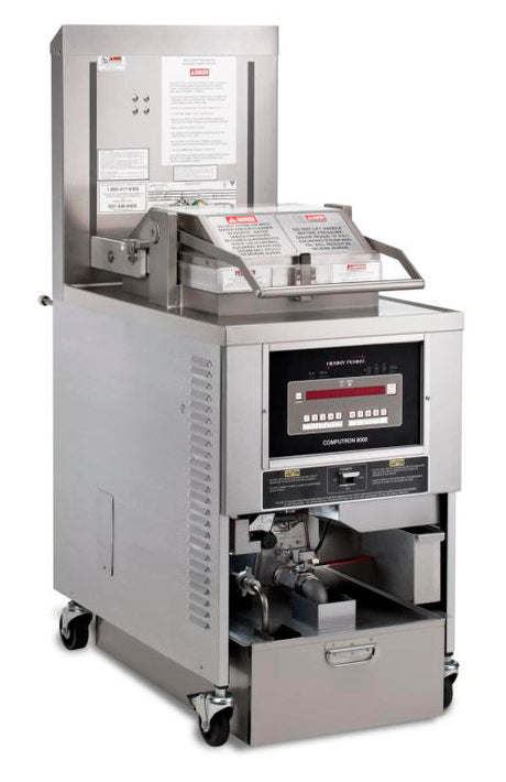 PFG-691 high volume 8-head gas pressure fryer 