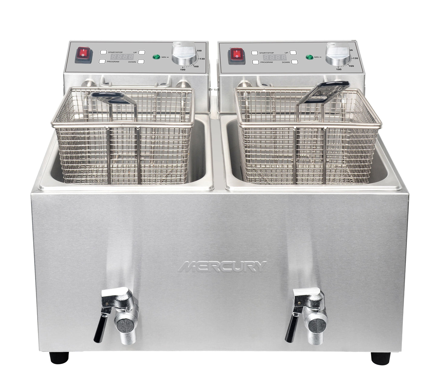 Mercury single tank countertop electric fryer MEF8 2DT