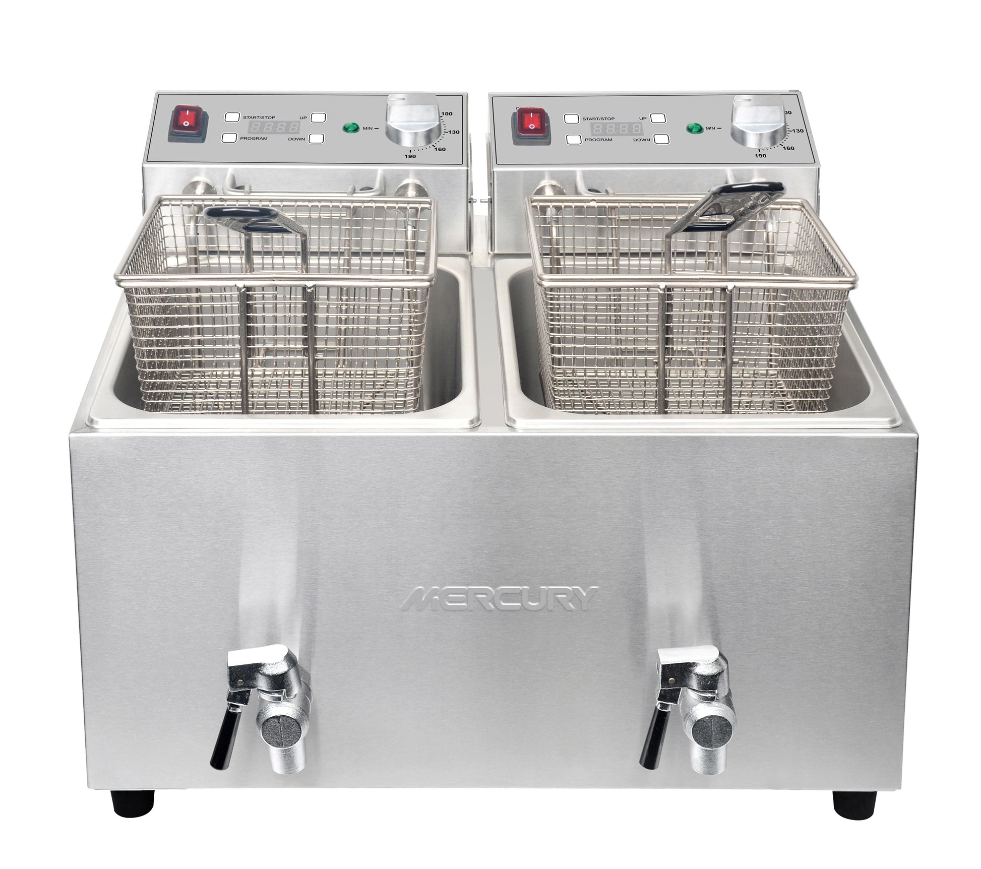 Mercury single tank countertop electric fryer MEF8 2DT